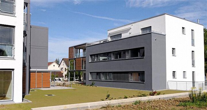 Planung von 4 Mehrfamilienhäusern mit Tiefgarage in Mössingen
