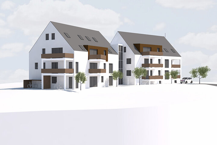  Neubau Wohnanlage mit 13 Wohnungen in Mössingen